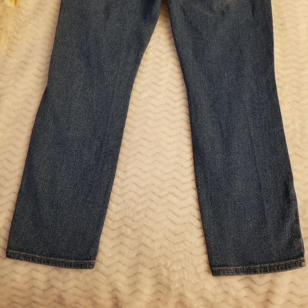 Almost Famous Blue Distressed Jeans With Hole SIZE 9. - Picture 12 of 15